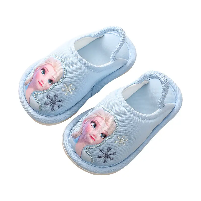 Frozen Princess Baby Shoes Winter Warm Toddler Non-Slip