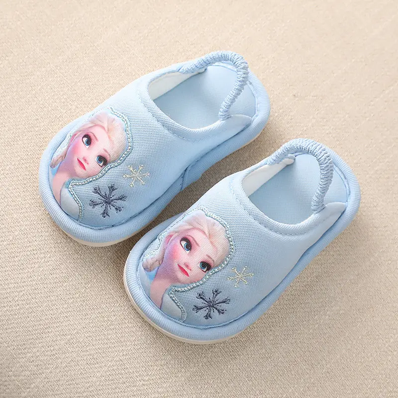 Frozen Princess Baby Shoes Winter Warm Toddler Non-Slip