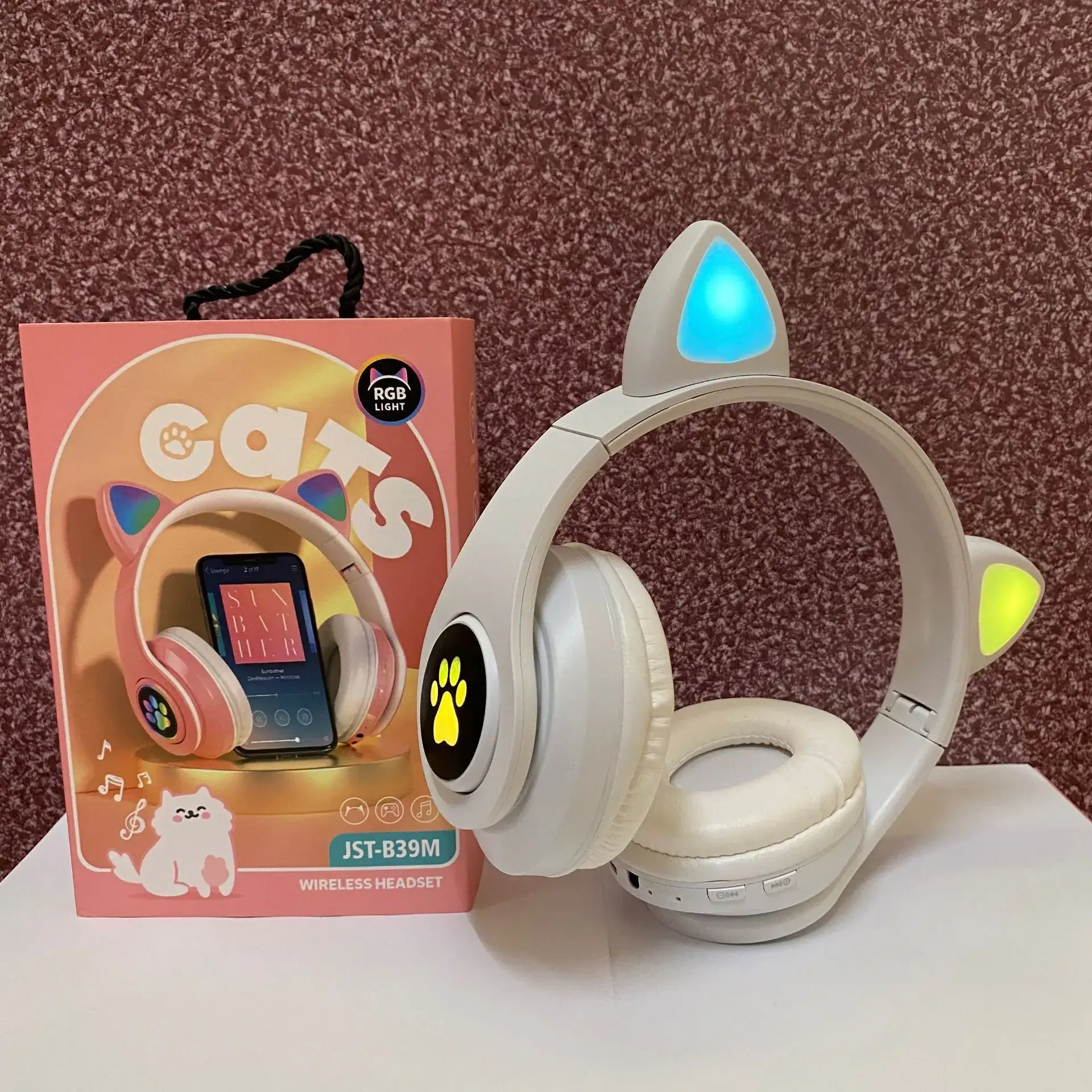 P47 Wireless Bluetooth 5.0 Headset Blue Grey — feature 9