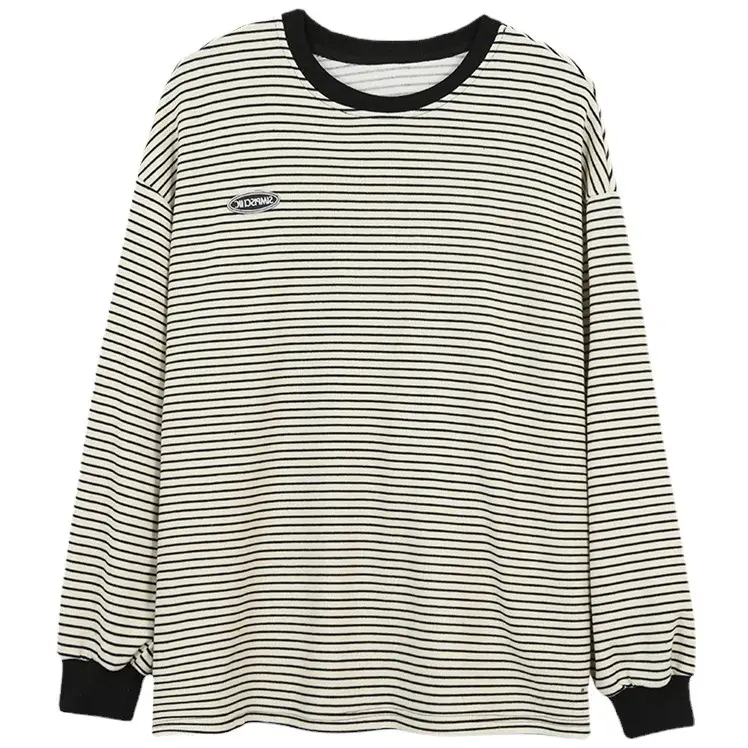 Women Striped Long Sleeve Sweatshirt 2026 Spring Autumn - Image 7