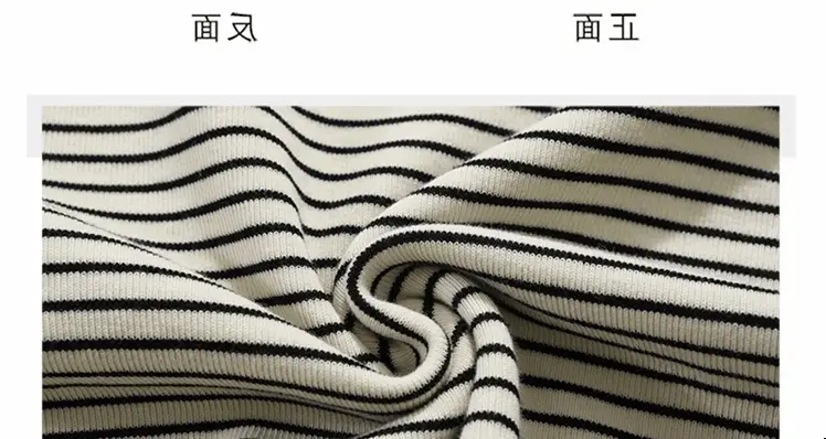 Women Striped Long Sleeve Sweatshirt 2026 Spring Autumn — feature 12