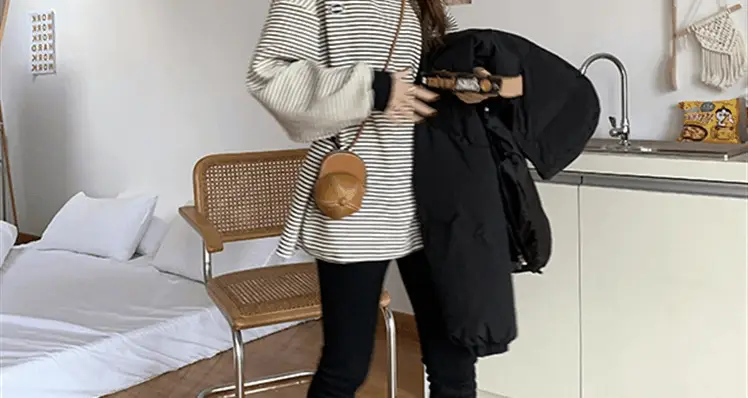 Women Striped Long Sleeve Sweatshirt 2026 Spring Autumn — feature 21