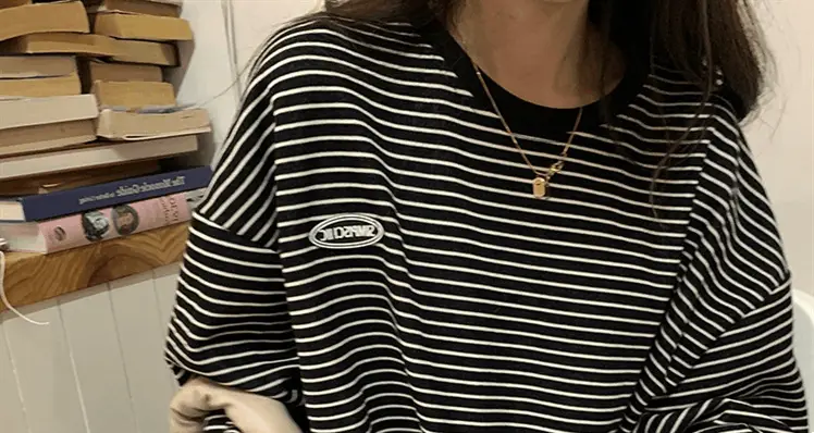 Women Striped Long Sleeve Sweatshirt 2026 Spring Autumn — feature 38