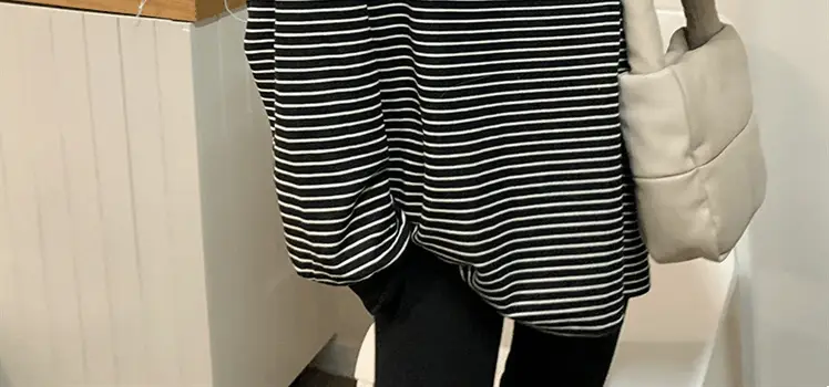 Women Striped Long Sleeve Sweatshirt 2026 Spring Autumn — feature 41