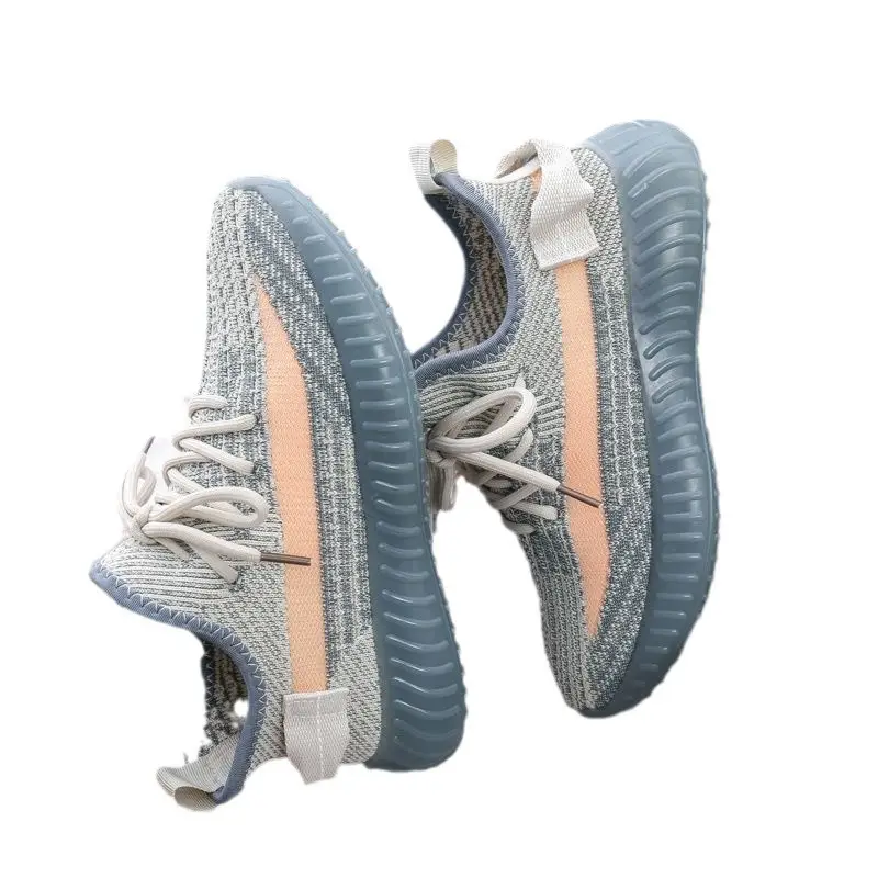 Casual Breathable Coconut Flyknit Shoes Women's Spring and Autumn New Korean Style Soft Sole Versatile Student Lightweight Running Sports Shoes - Image 10