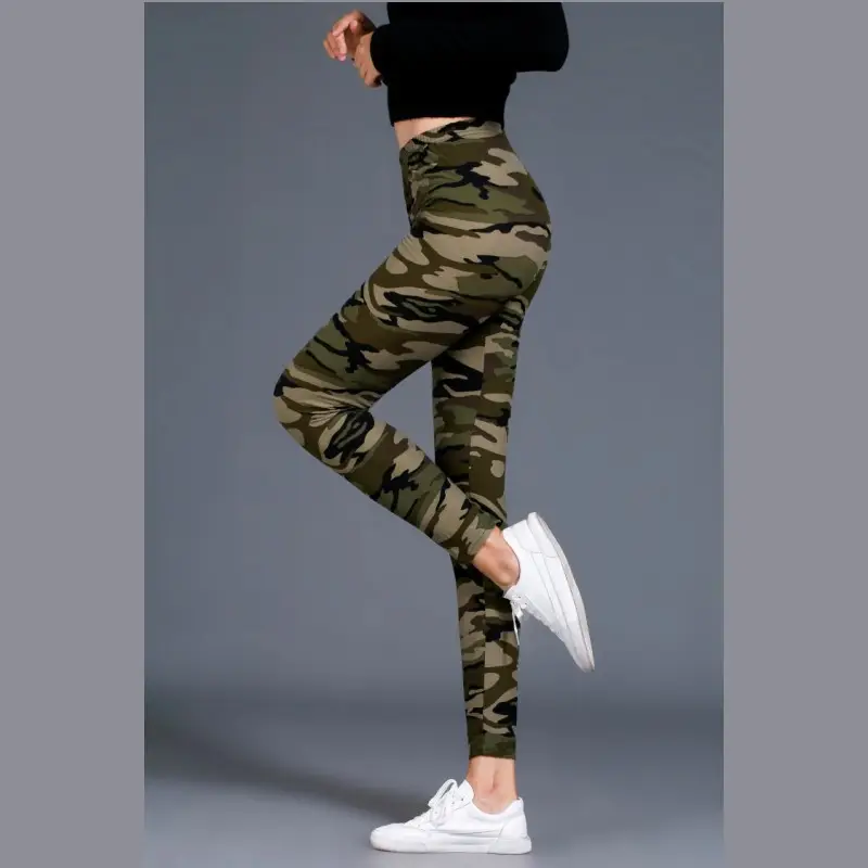 Women Plaid Fleece Leggings Winter Warm Outerwear