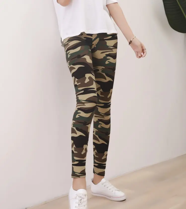 Women Plaid Fleece Leggings Winter Warm Outerwear