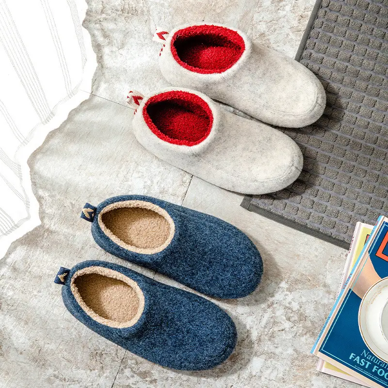 Winter Warm Slippers for Men Wooden Floor Non-Slip - Image 7