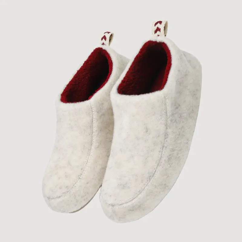 Winter Warm Slippers for Men Wooden Floor Non-Slip