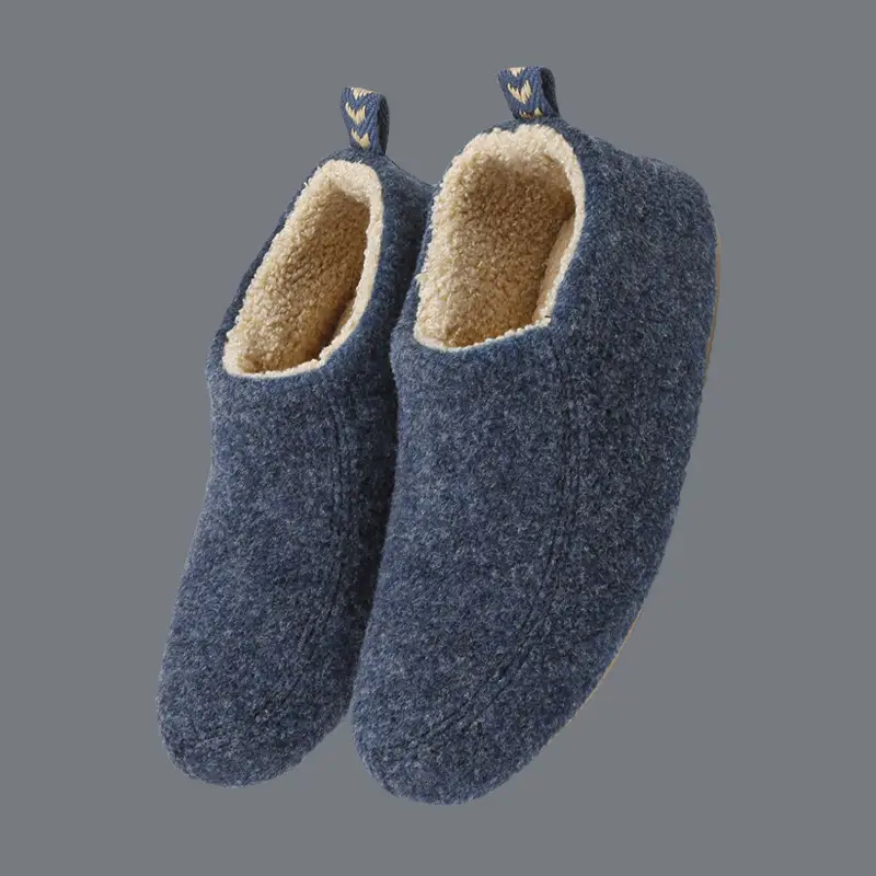 Winter Warm Slippers for Men Wooden Floor Non-Slip - Image 4