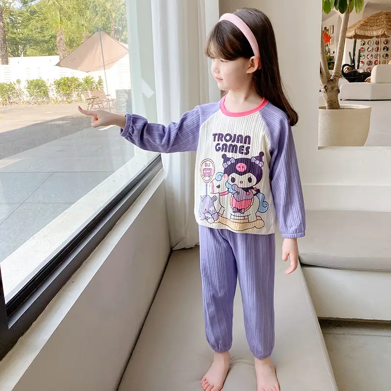 Kids Space Travel Pajama Set Cotton Blue White - Image 14
