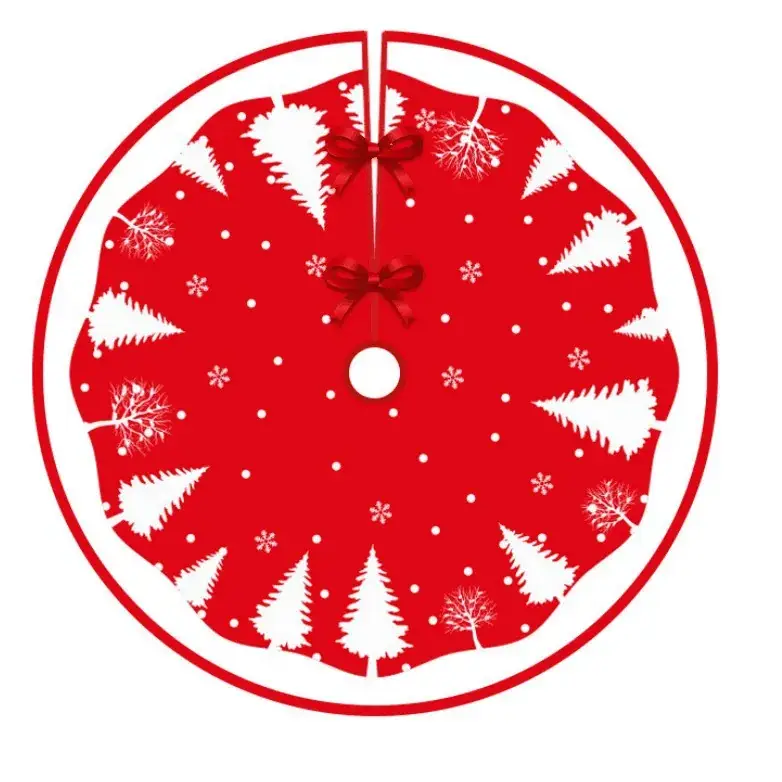Christmas Deer Design Wall Decor 90cm Red Green Plaid