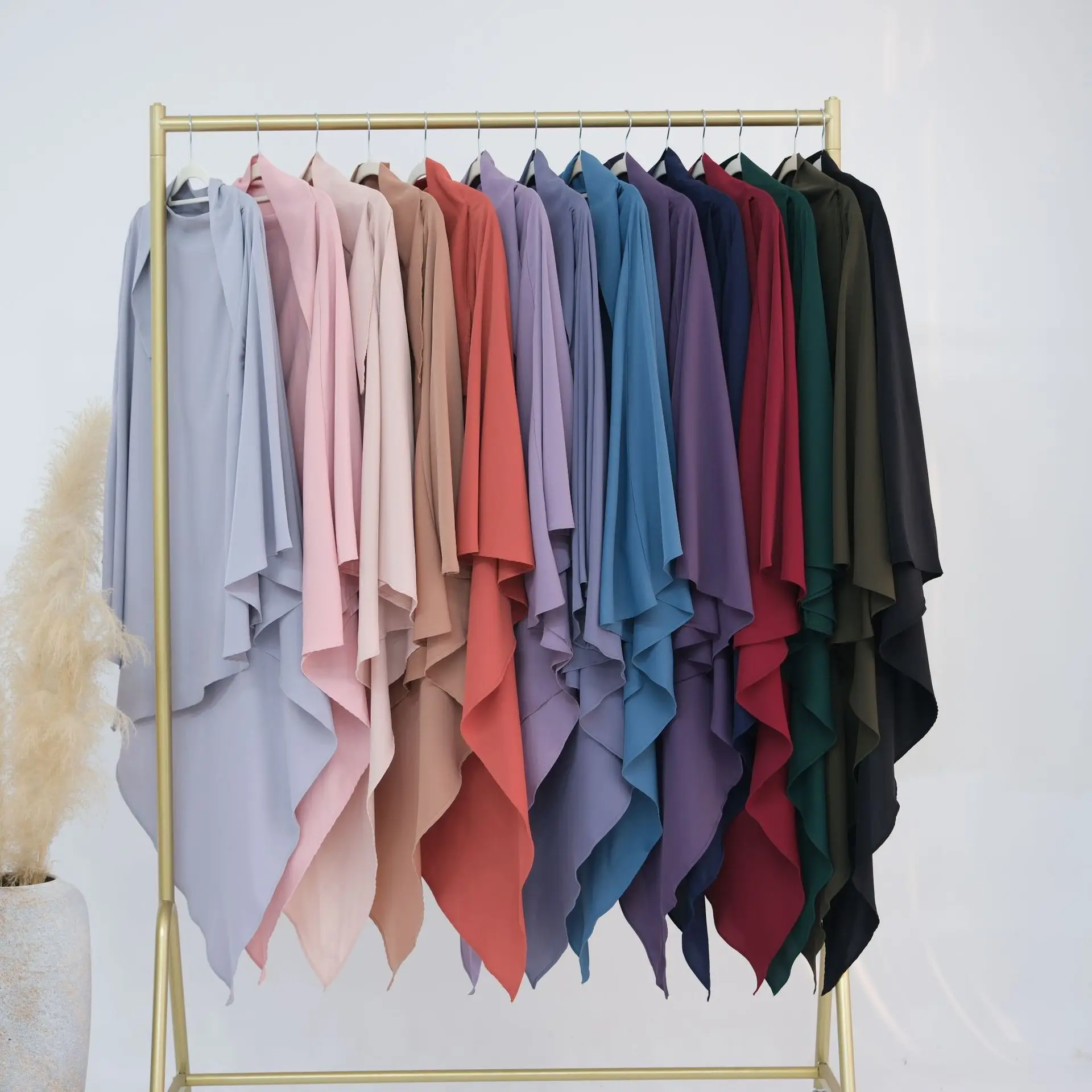 2021 Olive Green Turkish Headscarf Set for Women - Image 17