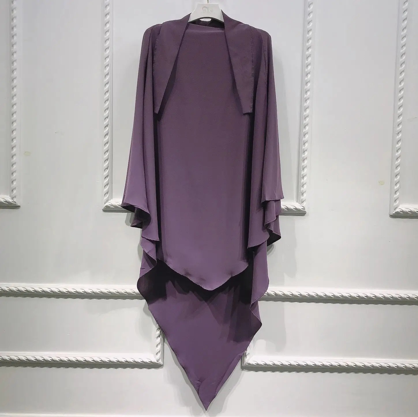2021 Olive Green Turkish Headscarf Set for Women - Image 2