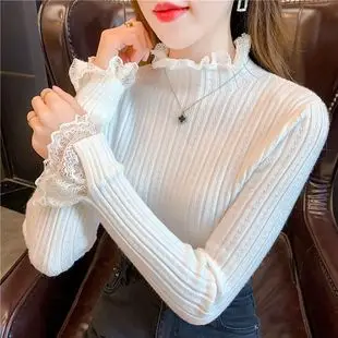 Women Korean Style Slim Knitted Turtleneck Sweaters 2025 — feature 10