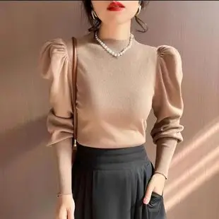 Women Korean Style Slim Knitted Turtleneck Sweaters 2025 — feature 13