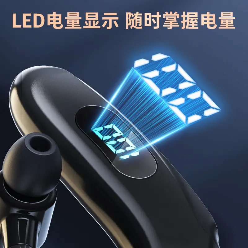 Pink Bluetooth Headset with Digital Display - Image 8