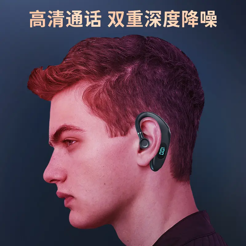 Pink Bluetooth Headset with Digital Display - Image 9