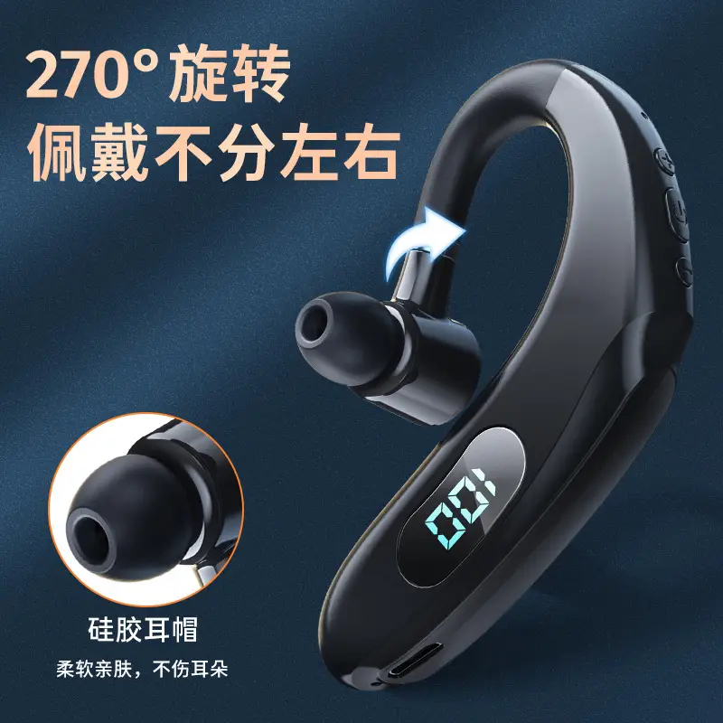 Pink Bluetooth Headset with Digital Display - Image 10