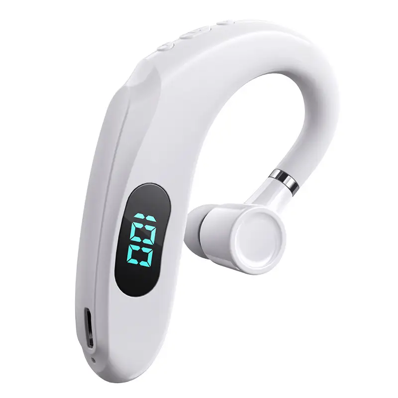 Pink Bluetooth Headset with Digital Display - Image 2
