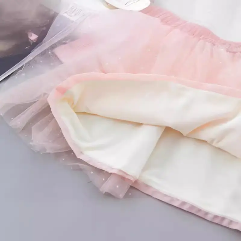 Pink Elsa Baby Dress for Girls Toddler Fleece Lined - Image 5
