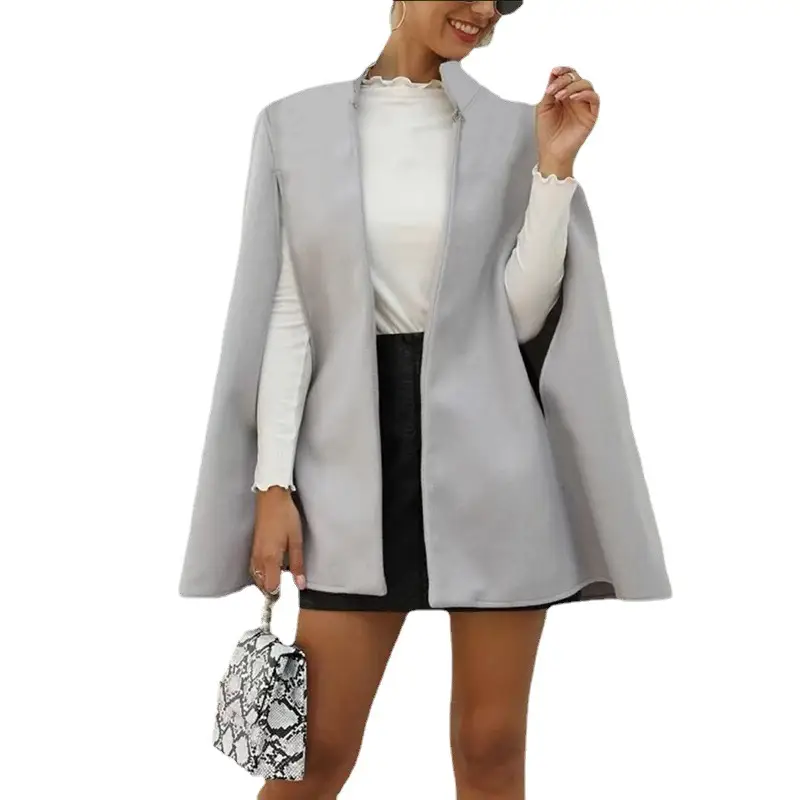 Black Sleeveless Woolen Coat for Women Autumn Winter - Image 6