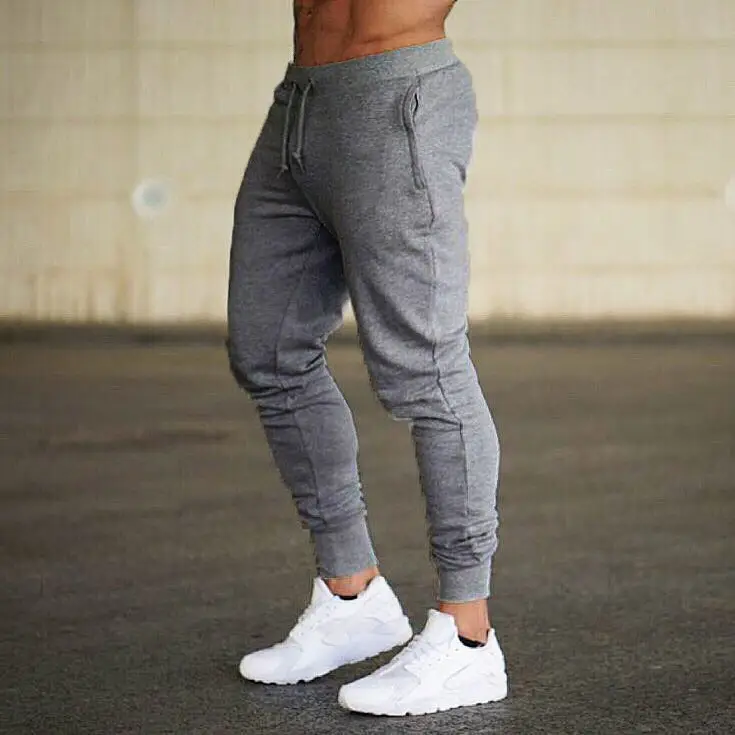 Men's Olive Green Slim Fit Drawstring Pants - Image 11