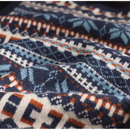 2021 Ethnic Jacquard Vest Women Winter Knitted Vest - Image 4
