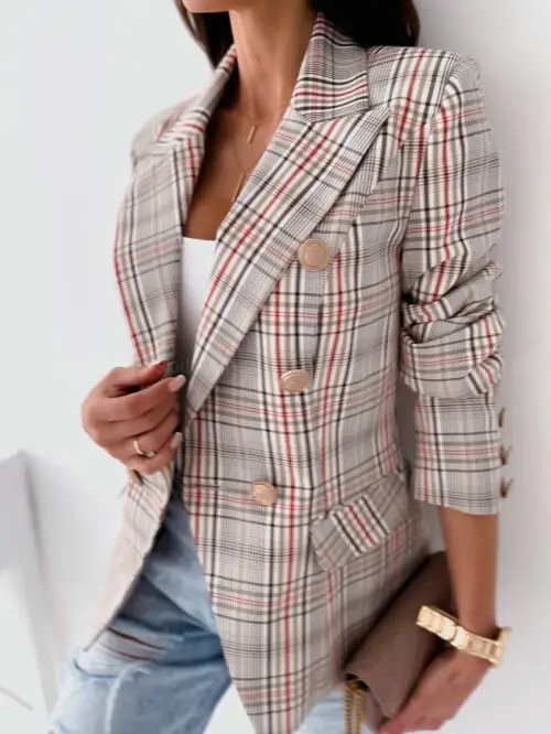 Black Printed Long Sleeve Jacket with Gold Embroidery