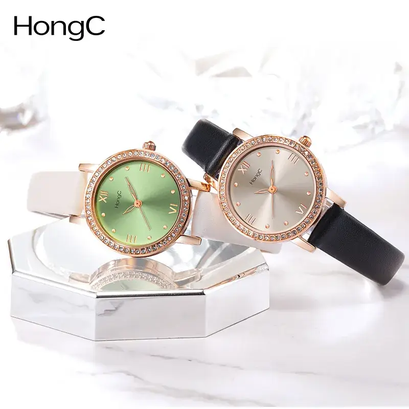 Elegant Blue Gemstone Women's Quartz Watch - Image 7