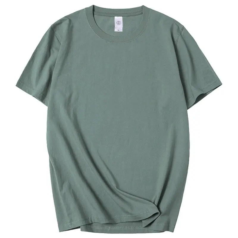 Men Grey Cotton T-Shirt Loose Casual Wear
