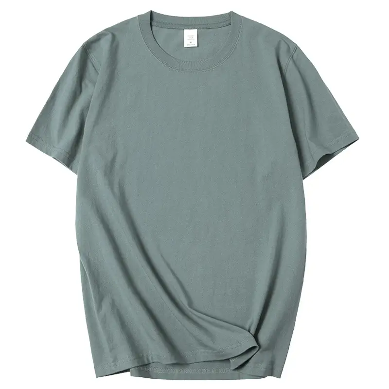 Men Grey Cotton T-Shirt Loose Casual Wear