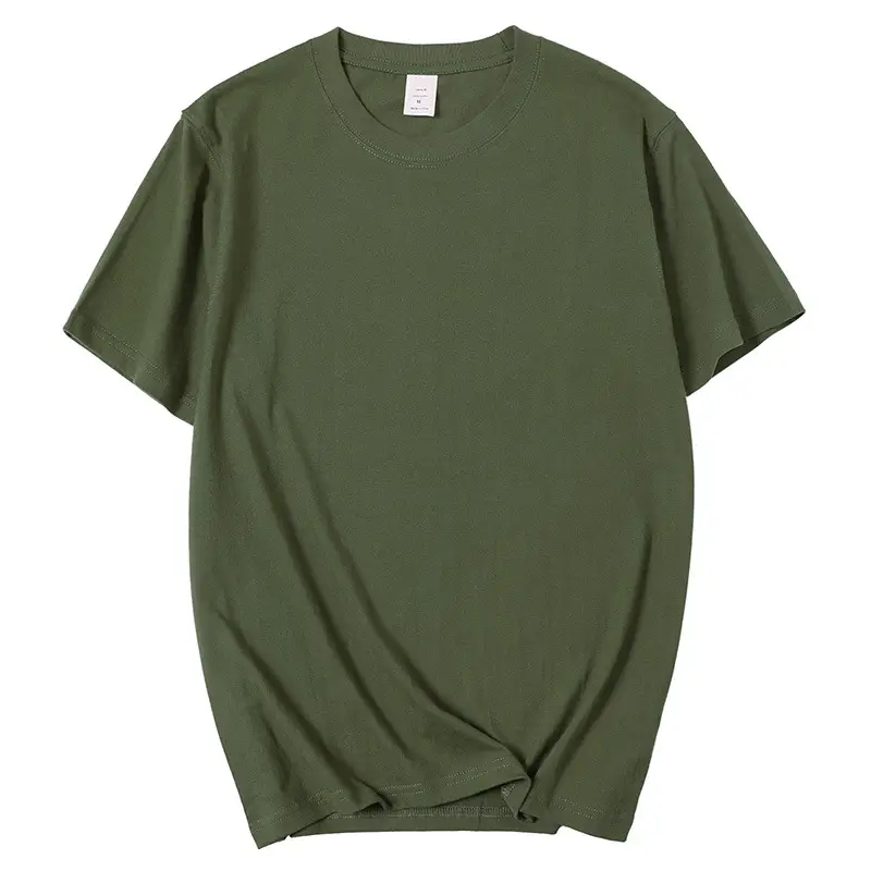 Men Grey Cotton T-Shirt Loose Casual Wear