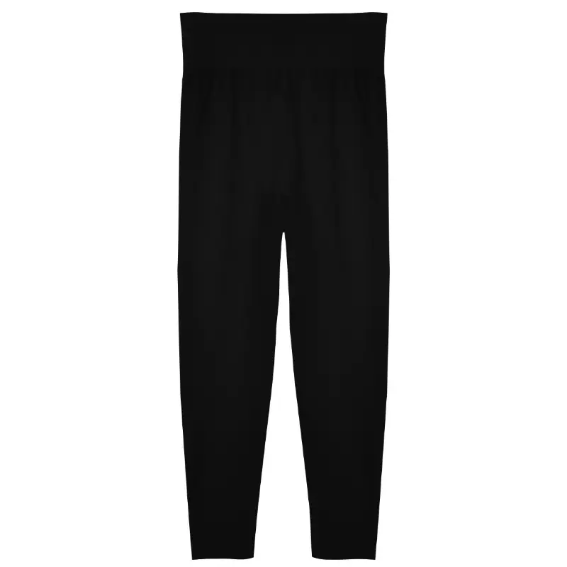 Black Slim Skinny Plus Size Leggings Modal Winter - Image 7
