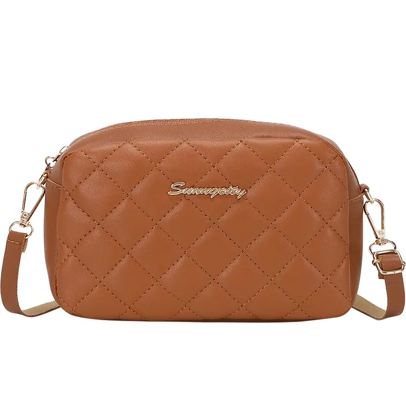 Red Quilted Crossbody Bag for Women 2022 - Image 5
