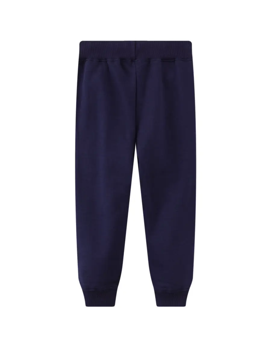 2025 Boys Sweatshirt Pants Navy Blue Cartoon Design - Image 3