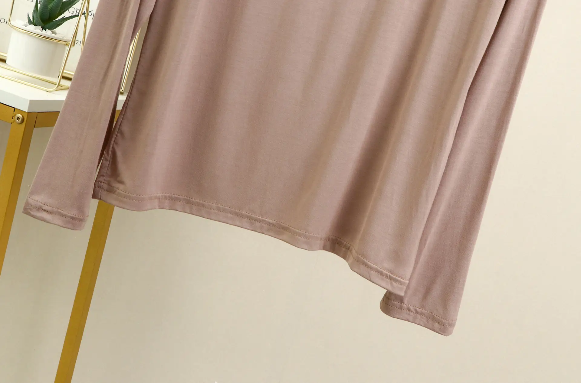 Women's White Long Sleeve T-Shirt Slim Fit Spring Autumn — feature 16