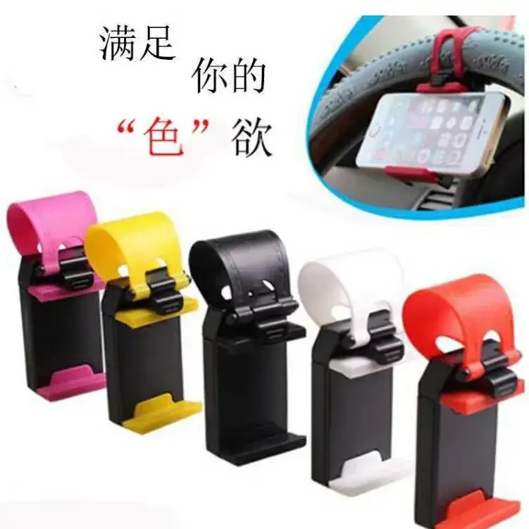 Car Phone Holder with Red Strap for Mobile Devices - Image 5