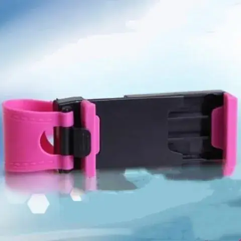 Car Phone Holder with Red Strap for Mobile Devices - Image 2