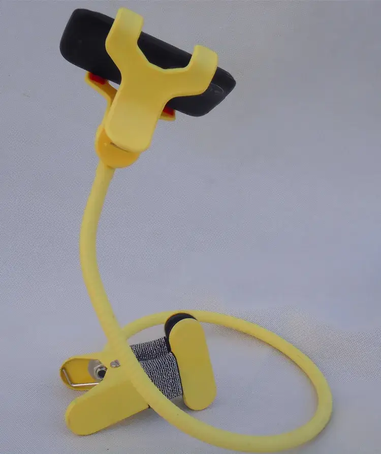 Metal Phone Clamp Bracket Black 6.3" Mobile Holder - Image 6