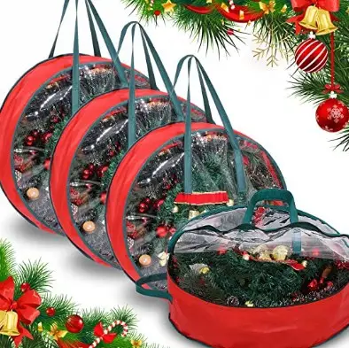 Transparent Christmas Tree Wreath Storage Bag — feature 13