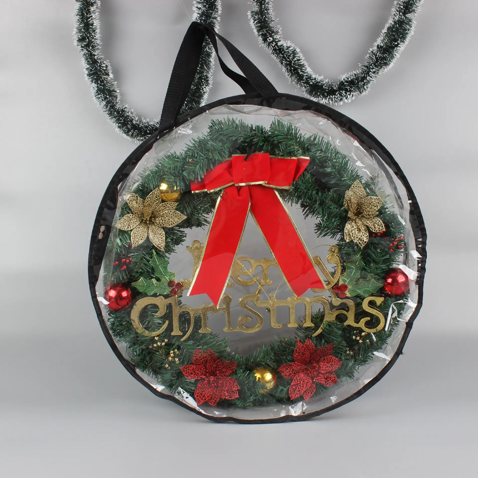 Transparent Christmas Tree Wreath Storage Bag — feature 6
