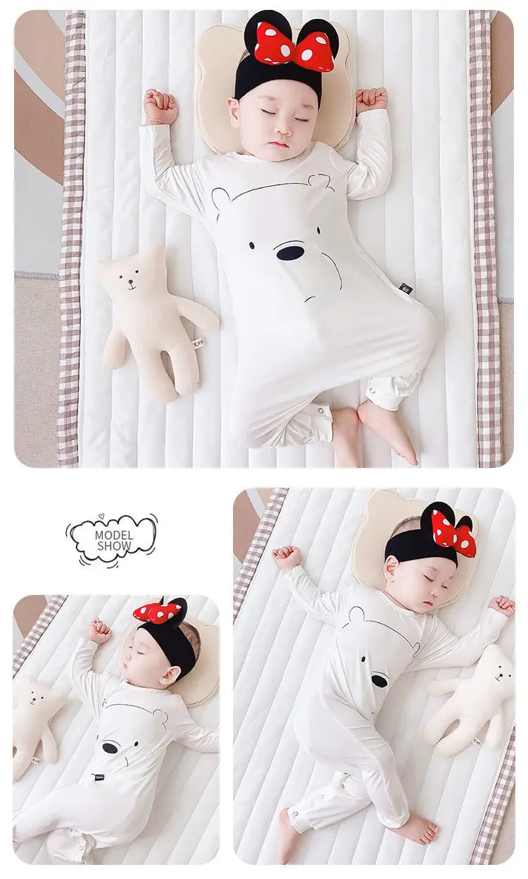 Yellow Cartoon Face Infant Jumpsuit Spring Summer Boys Girls — feature 11