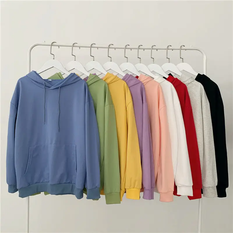 Women's Velvet Hooded Sweatshirt Autumn Winter Long Sleeve - Image 12