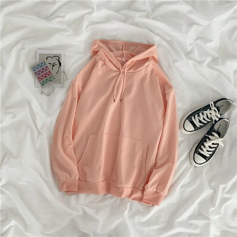 Women's Velvet Hooded Sweatshirt Autumn Winter Long Sleeve - Image 2