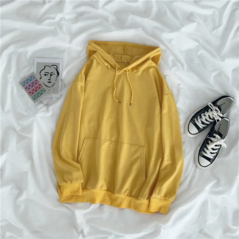 Women's Velvet Hooded Sweatshirt Autumn Winter Long Sleeve - Image 3