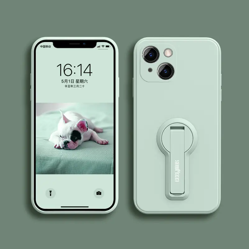 Apple Silicone Phone Case Mini Solid Color - Image 18