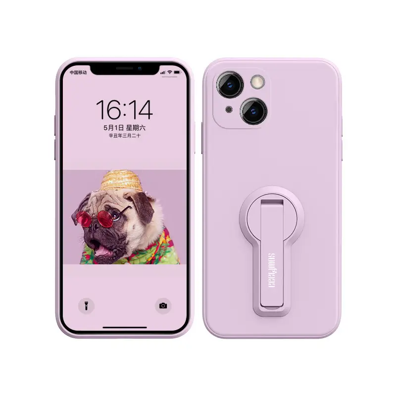 Apple Silicone Phone Case Mini Solid Color - Image 22