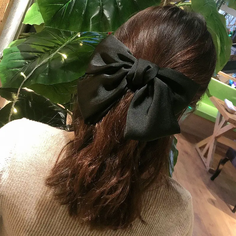 Red Big Bow Hairpin Back Clip for Girls - Image 7