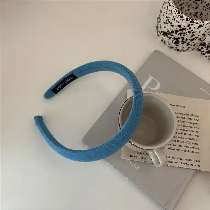 Women's Black Retro Hair Hoop for Winter - Image 7